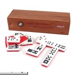 Bene Casa Jumbo Red Double Nine Domino Set in Wooden Box  B001F3BGKO